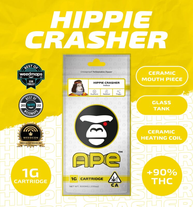 Hippie Crasher 1g-Cartridge Ape