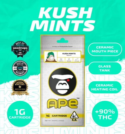 Kush Mints -1g-Cartridge Ape