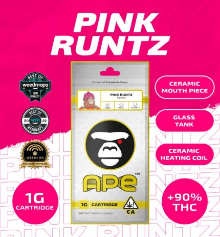 Pink Runtz -1g-Cartridge Ape