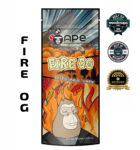 Disposable vape featuring the bold and robust Fire OG strain, known for its earthy, piney flavor with hints of citrus and spice. A smooth and potent experience in a convenient, disposable format.