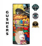 Disposable vape featuring the delicious Gushers strain, known for its sweet, fruity flavor with hints of tropical fruit and candy-like sweetness.