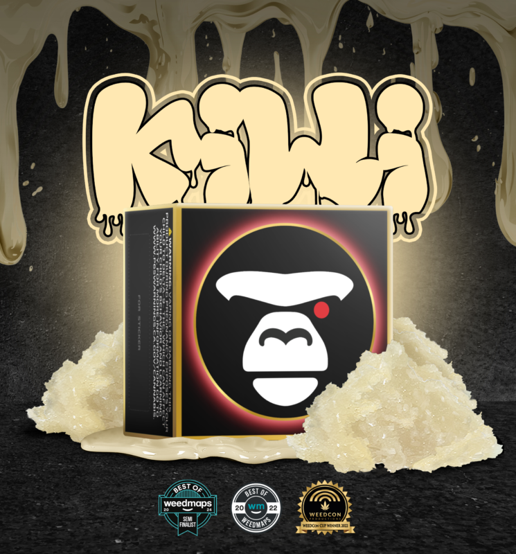 KIWI [Indica Dominant] — live resin sugar diamonds