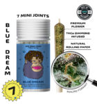 Blue Dream [Sativa] — 7 Diamond Infused Mini Joints (3.5g | 0.5g each)