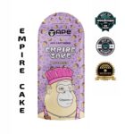 Empire Cake cannabis vape cartridge with golden THC sauce extract and rich dessert-inspired packaging
