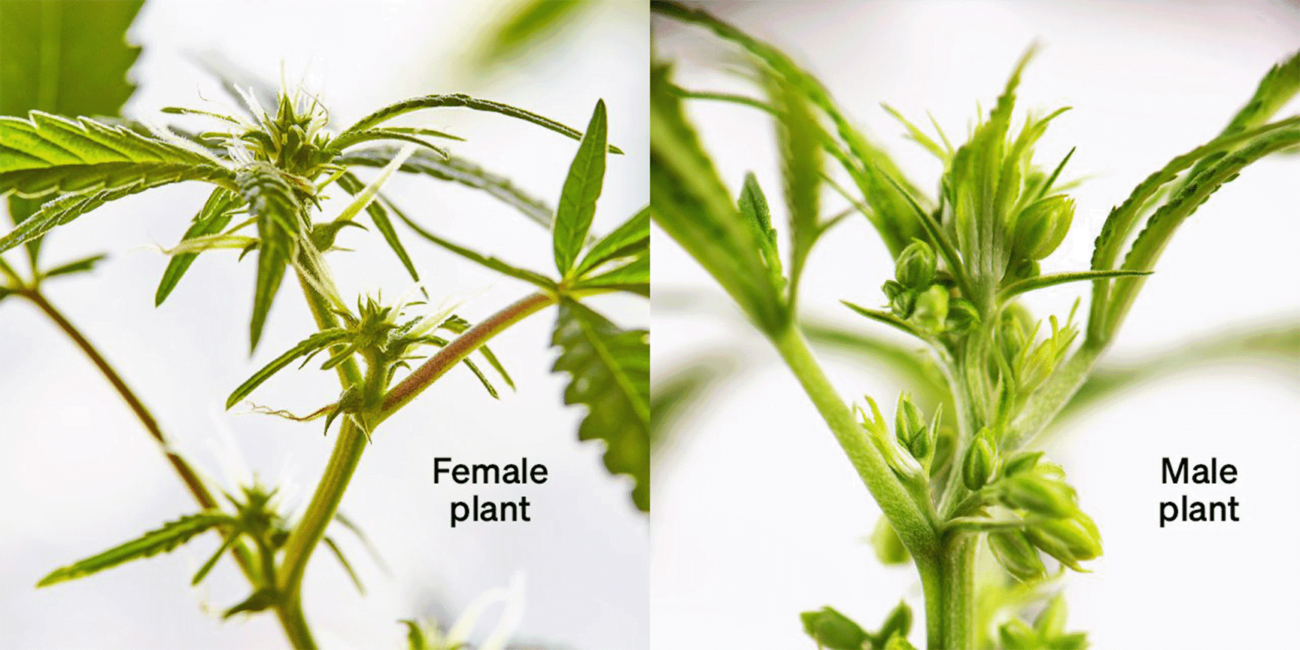 Male and female weed plants: What is the difference?
Male and female weed plants