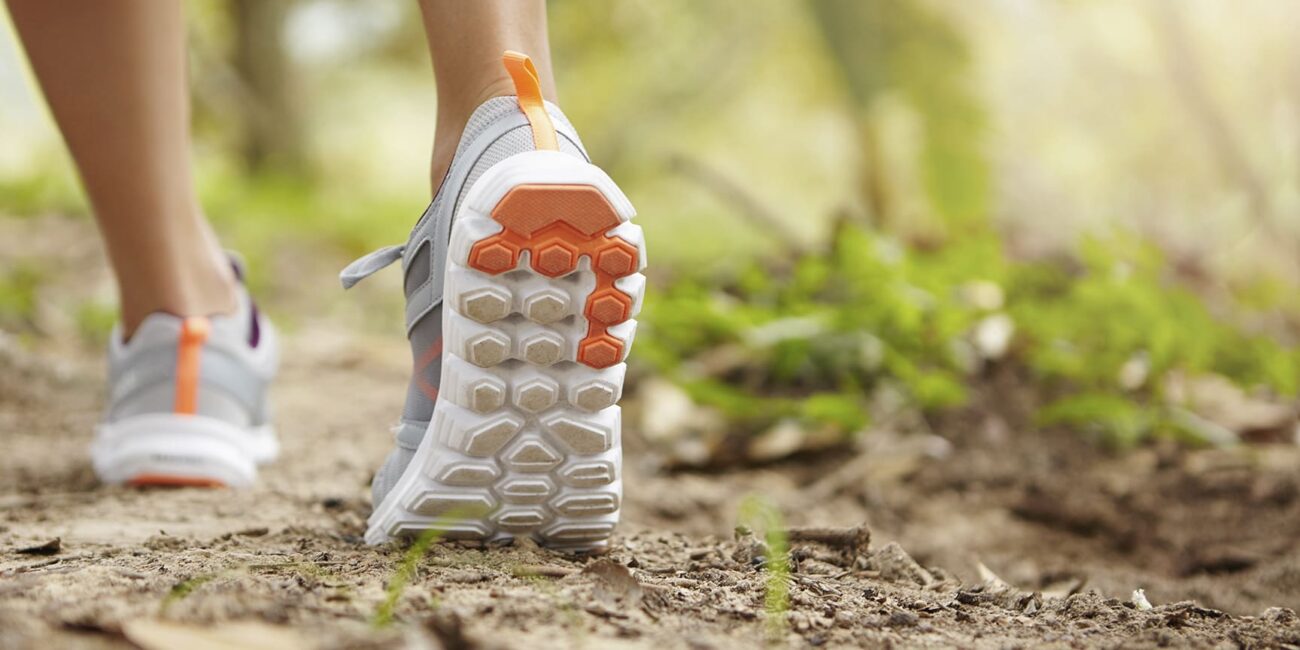 a person's walking
 get unhigh faster