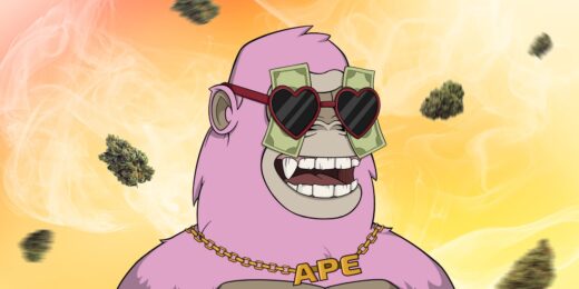Ape in sunglasses