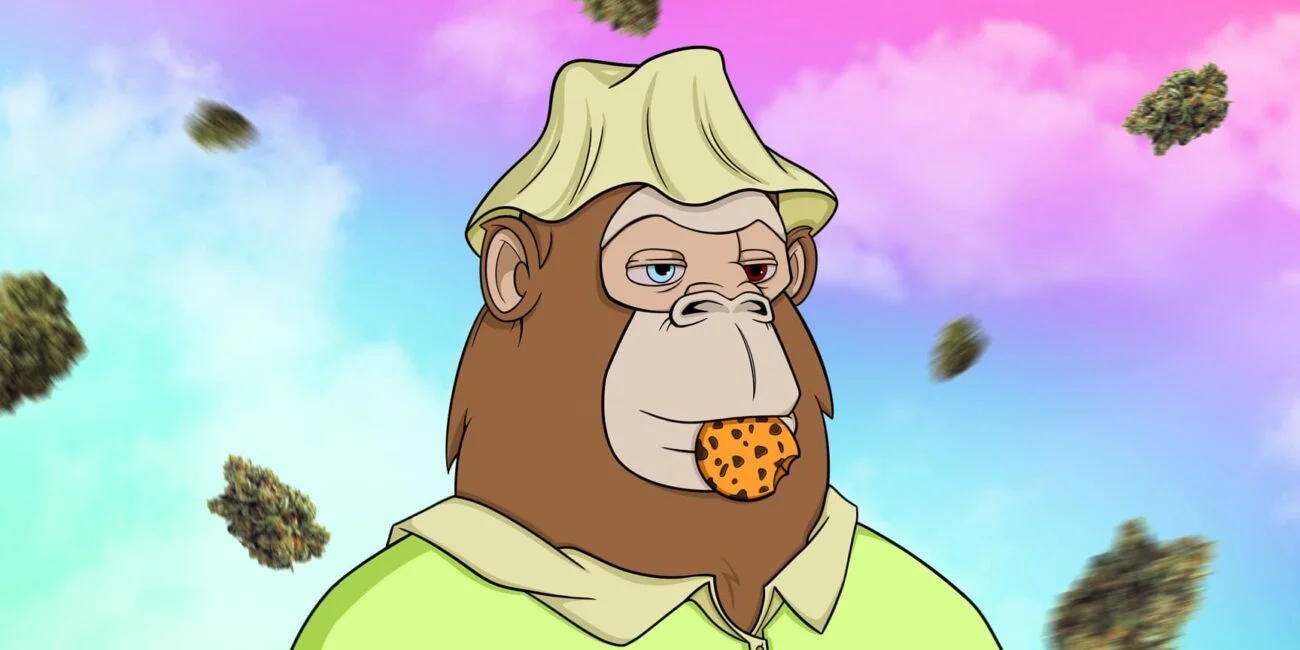 Ape with cookies in his mouth Different types of edibles