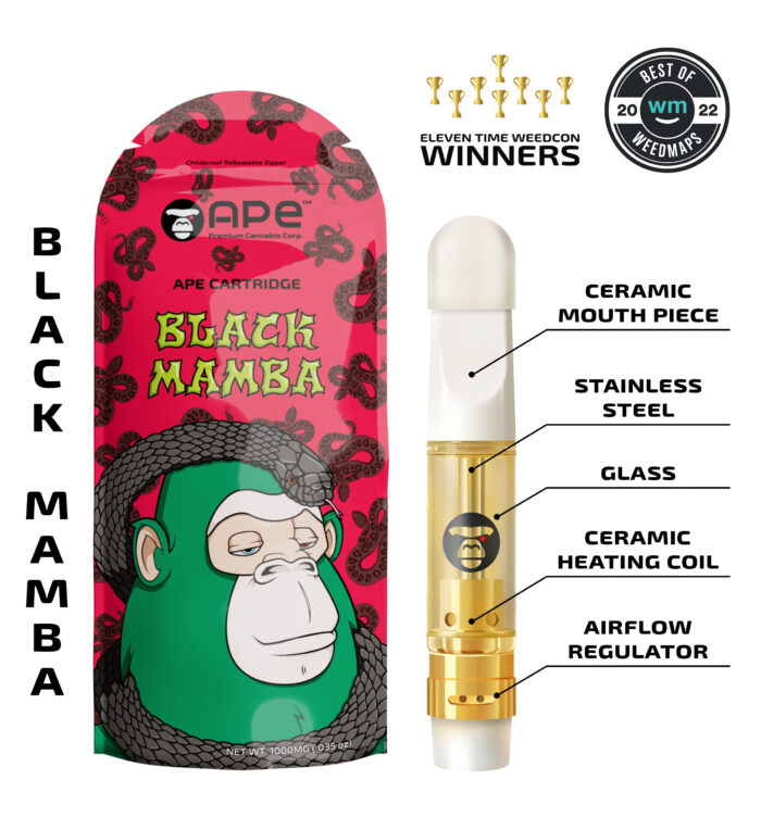 BLACK MAMBA [indica] — Sauce Cartridge (1000mg)