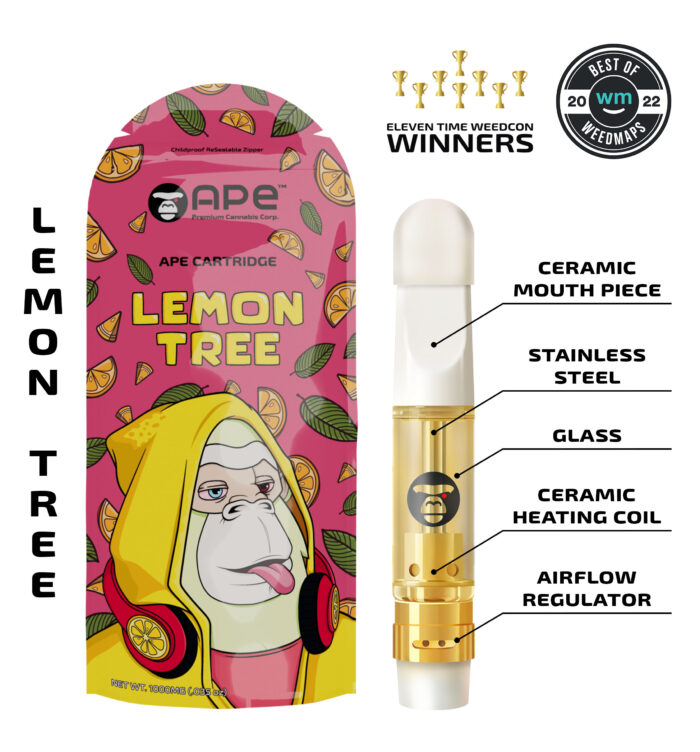 Lemon Tree [indica dominant] — Sauce Cartridge (1000mg)