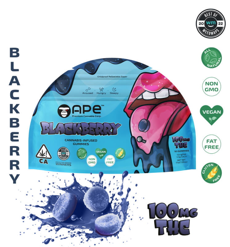 Blackberry THC Gummies: Flavor, Effects, and All the Details