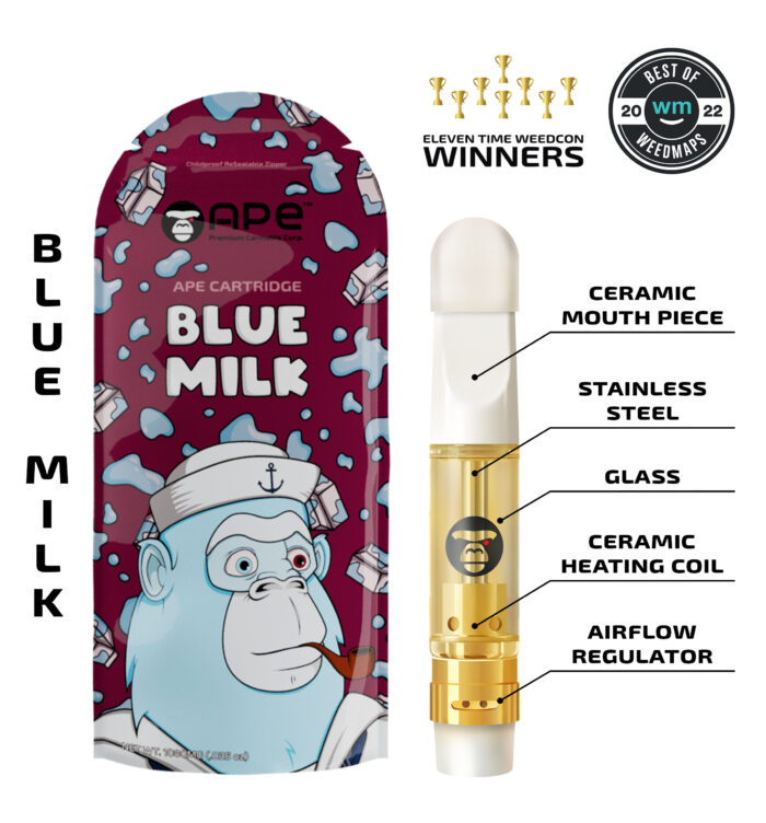 BLUE MILK — Sauce Cart (1000mg)