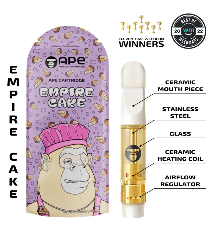 EMPIRE CAKE — Sauce Cart (1000mg)