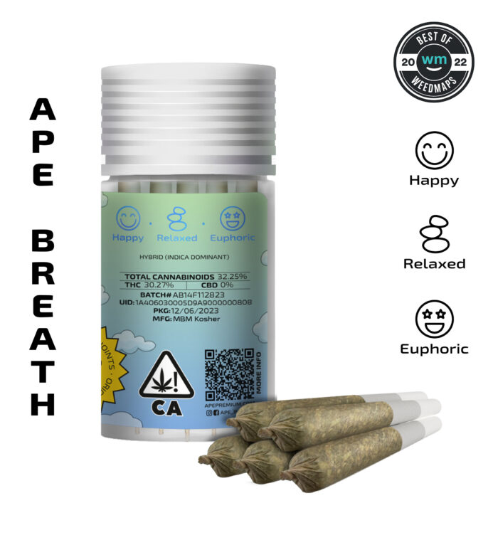 APE BREATH — 5 original mini joints (2.5g | 0.5g each)