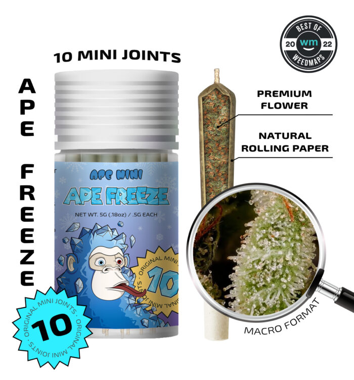 Ape Freeze — 10 original mini joints (5g | 0.5g each)