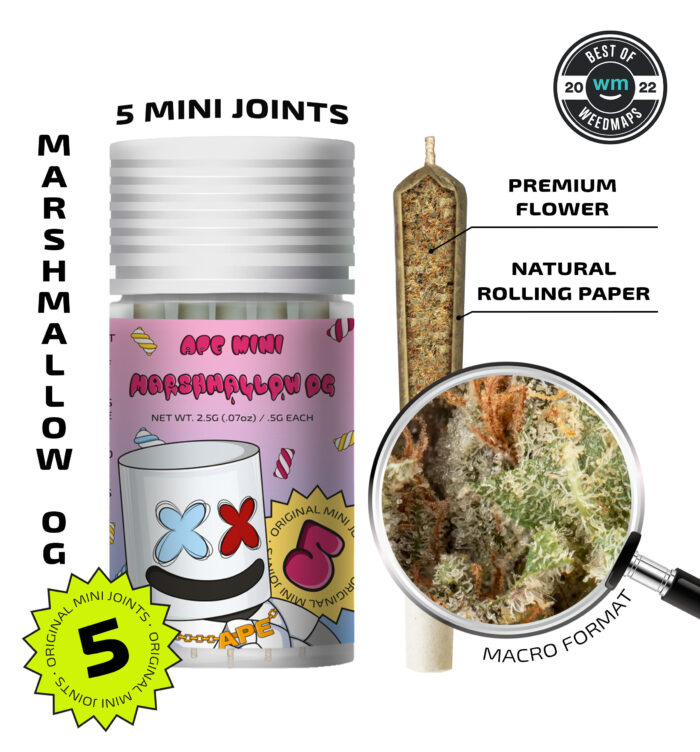 Marshmallow OG — 5 original mini joints (2.5g | 0.5g each)