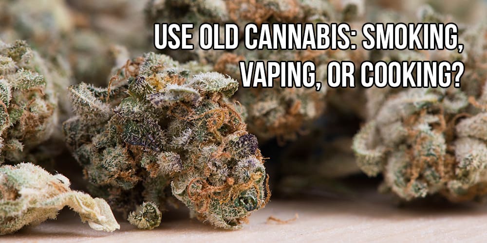 Use Old Cannabis: Smoking, Vaping, or Cooking?