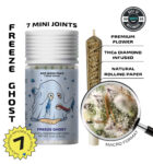 Freeze Ghost [Indica Dominant] — 7 Diamond Infused Mini Joints (3.5g | 0.5g each)