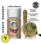 Freeze Peach [Sativa] — 7 Diamond Infused Mini Joints (3.5g | 0.5g each)