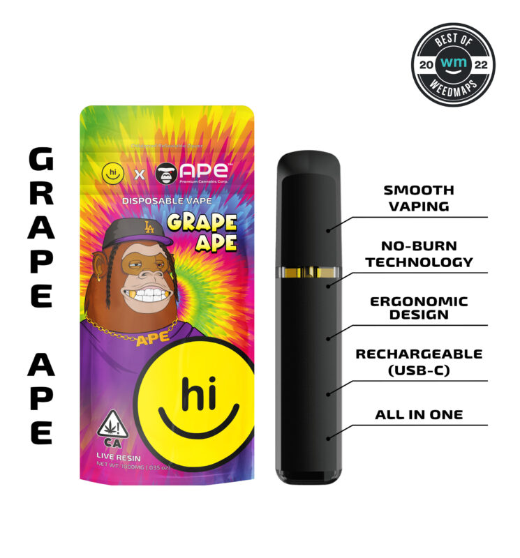 Grape 1g Joint -THCa Live Resin Infused and THCa Diamond Coated