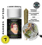 Apple Freeze — 7 Mini joints infused + kief (4g)