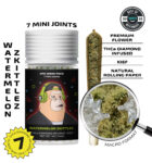 Watermelon Zkittlez — 7 Mini joints infused + kief (4g)
