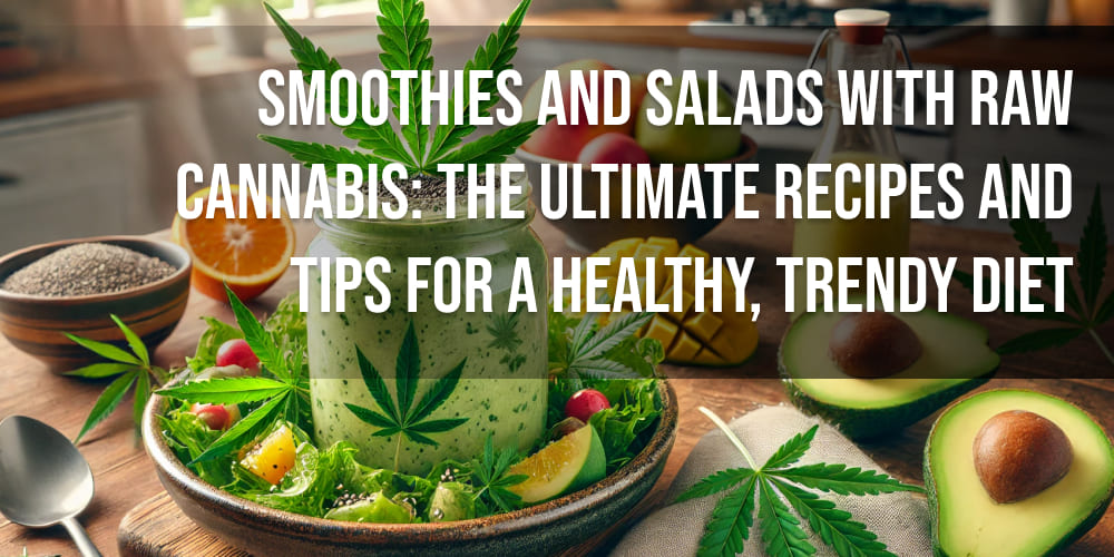 Smoothies and Salads with Raw Cannabis