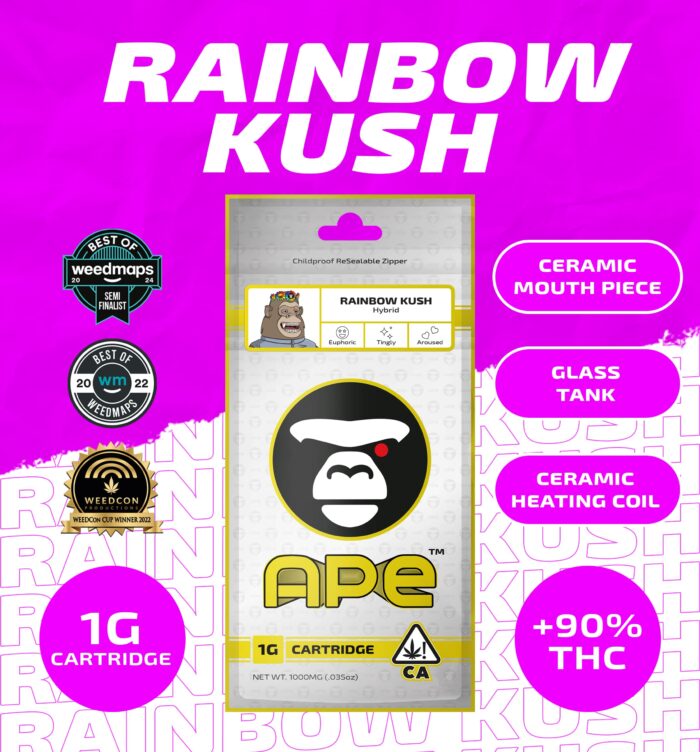 Rainbow Kush Cartridge Ape-1g