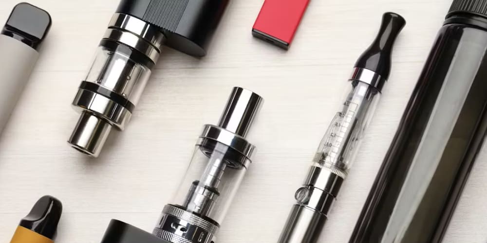 A powerful box mod vaping device with adjustable settings and a large battery.