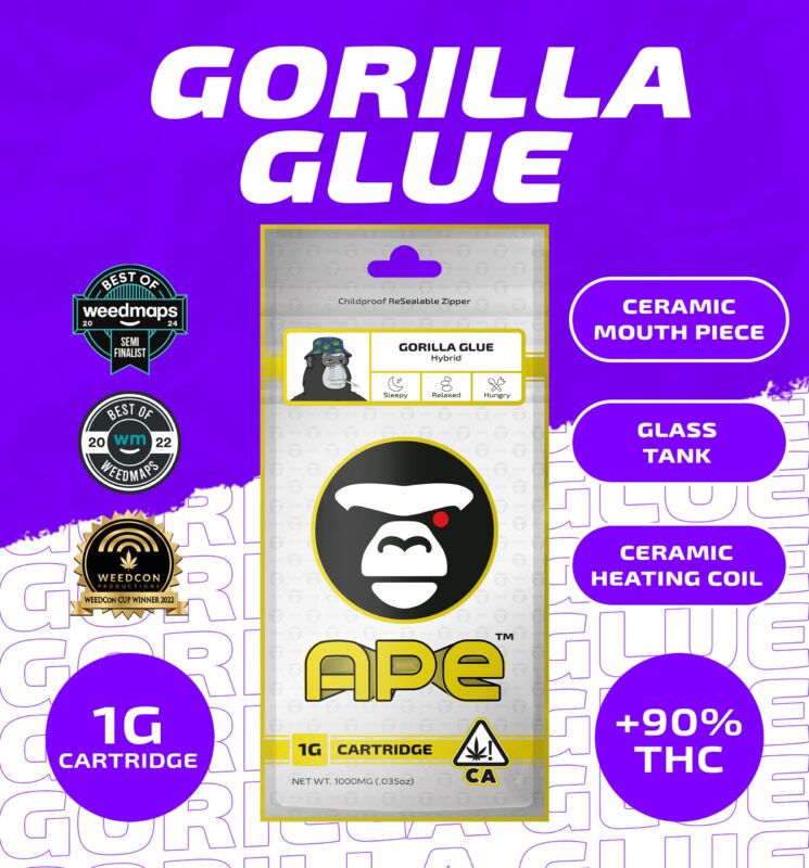 Gorilla Glue Cartridge 1g Ape