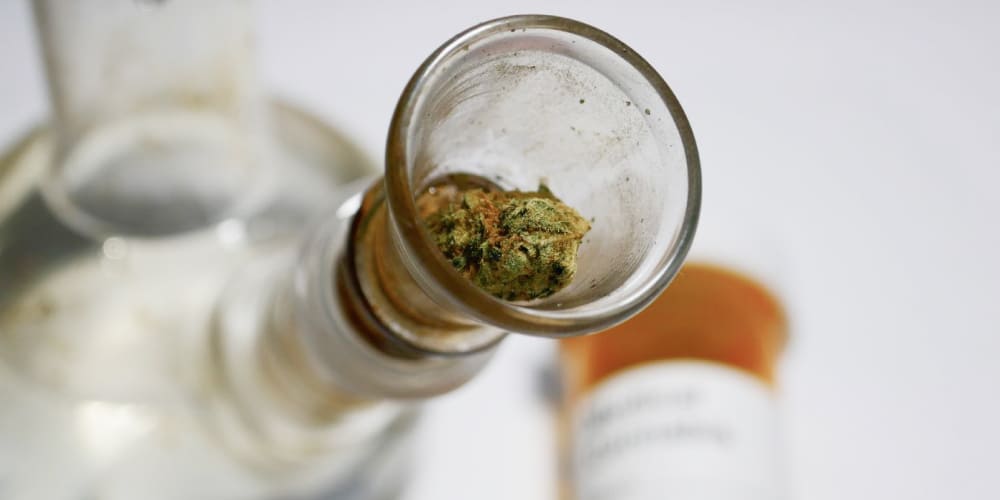 Best 10 Methods How to Clean a Bong Bong showing signs of mold growth and bacteria inside