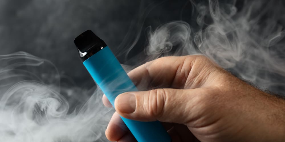 Vaping Weed in Houston THCA vape pen with sleek design in Houston