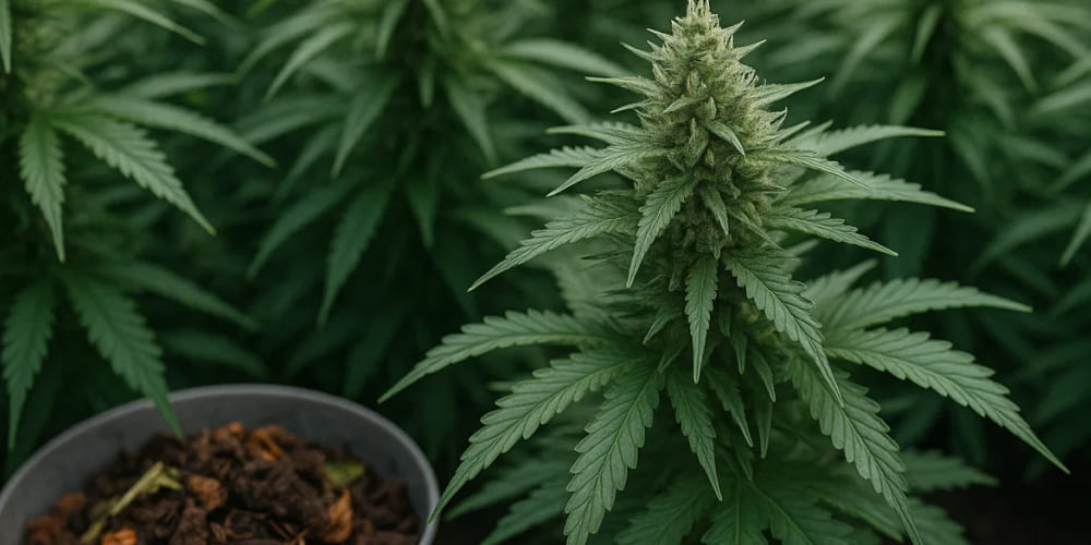 What Is Veganic Weed? Person holding a joint made with high-quality veganic weed