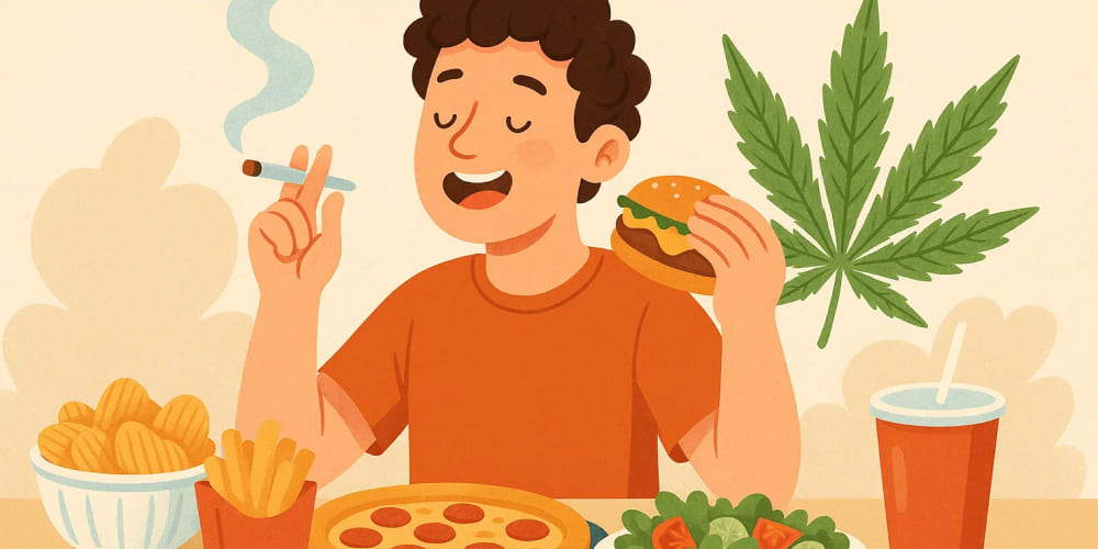 Effect of cannabinoids on appetite