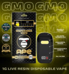 GMO THCa Live Resin Disposable 1g APE