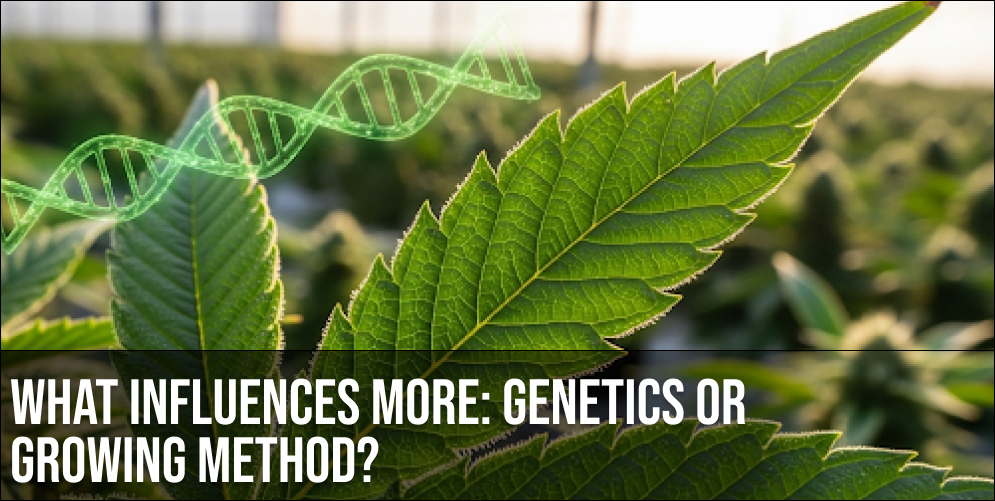 What influences more: genetics or growing method? What influences more: genetics or growing method?