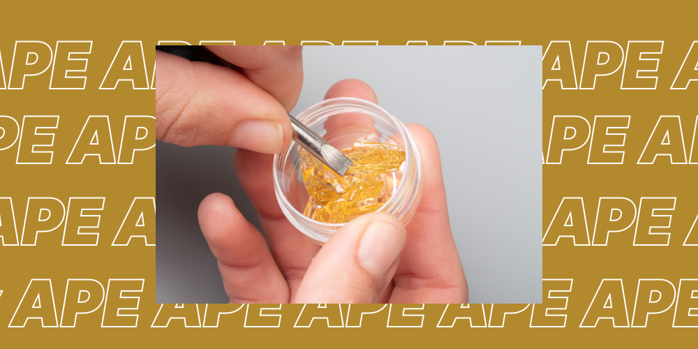 What Is Live Resin Sugar? Illustrations of various cannabis terpene molecules, representing the rich flavor profile of Live Resin Sugar.