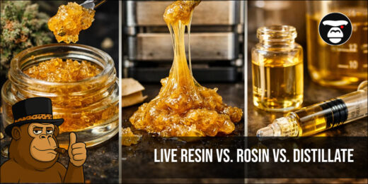 Live Resin vs. Rosin vs. Distillate