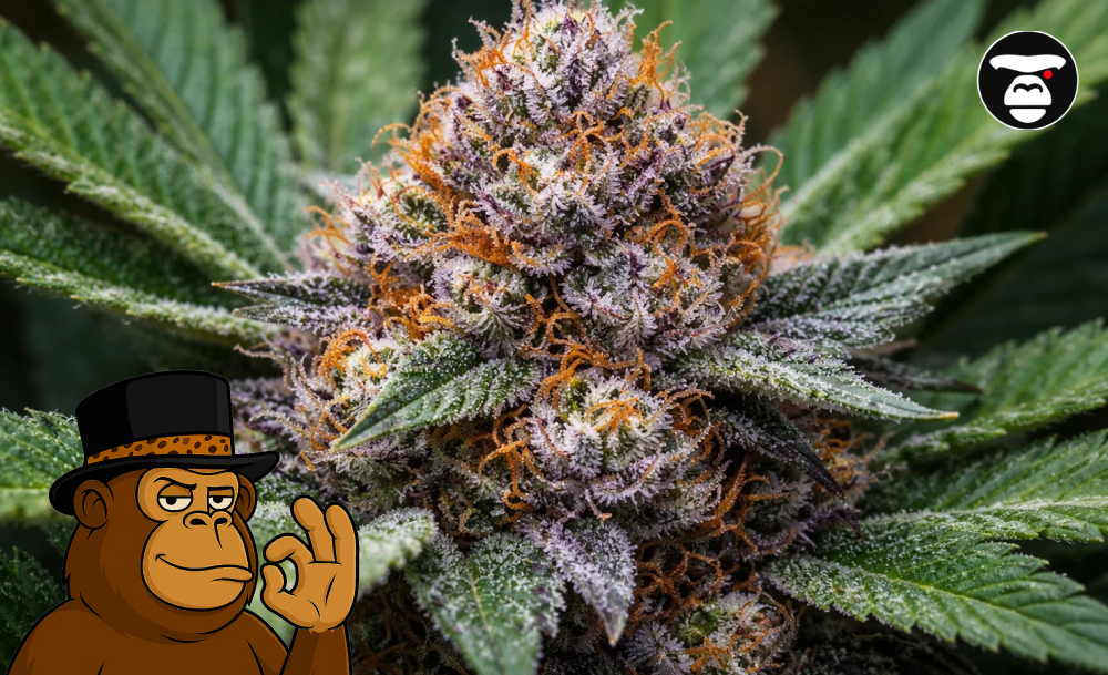 Lava Cake: Relaxing Indica A hand holding a professional cannabis delivery package featuring fresh Lava Cake flower.