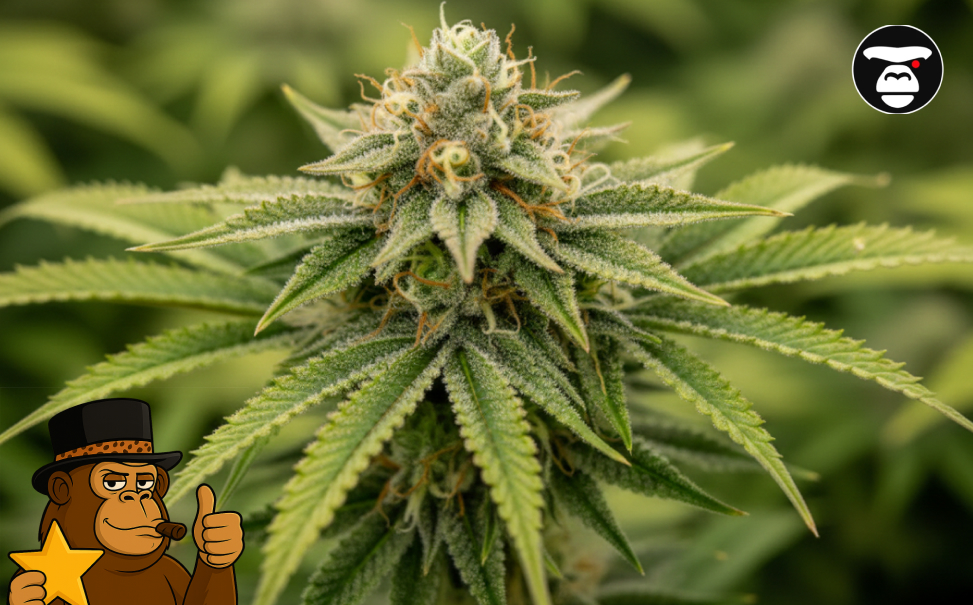 Extreme close-up of cannabis sugar leaves covered in a thick layer of white crystals.