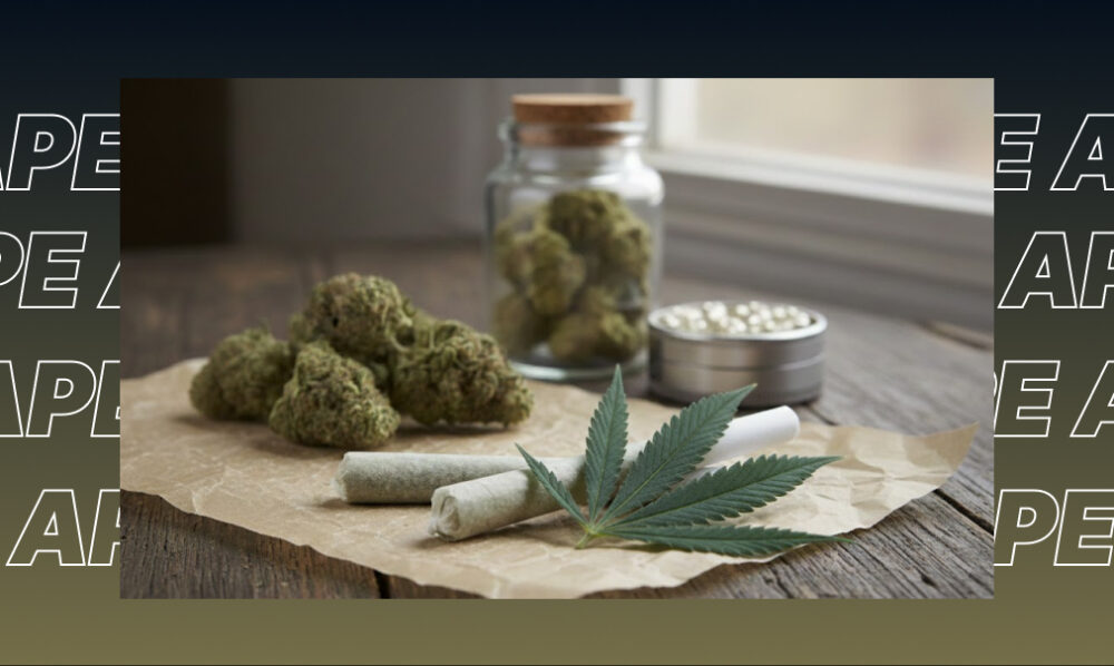 A healthy, leafy cannabis plant growing in a high-tech controlled indoor environment.