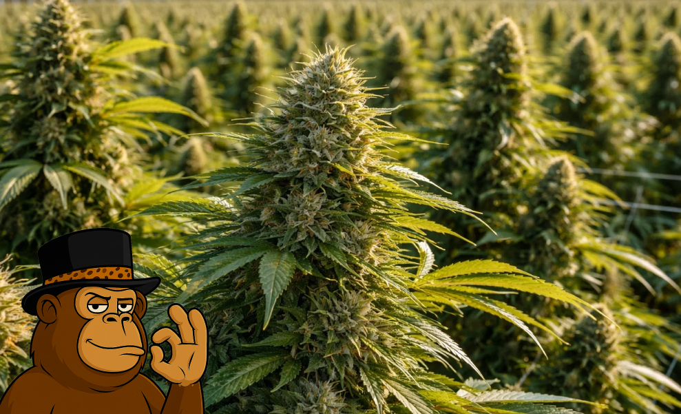 Strains Least Likely to Cause Anxiety Harvested cannabis colas drying in a professional facility, showing rich colors.