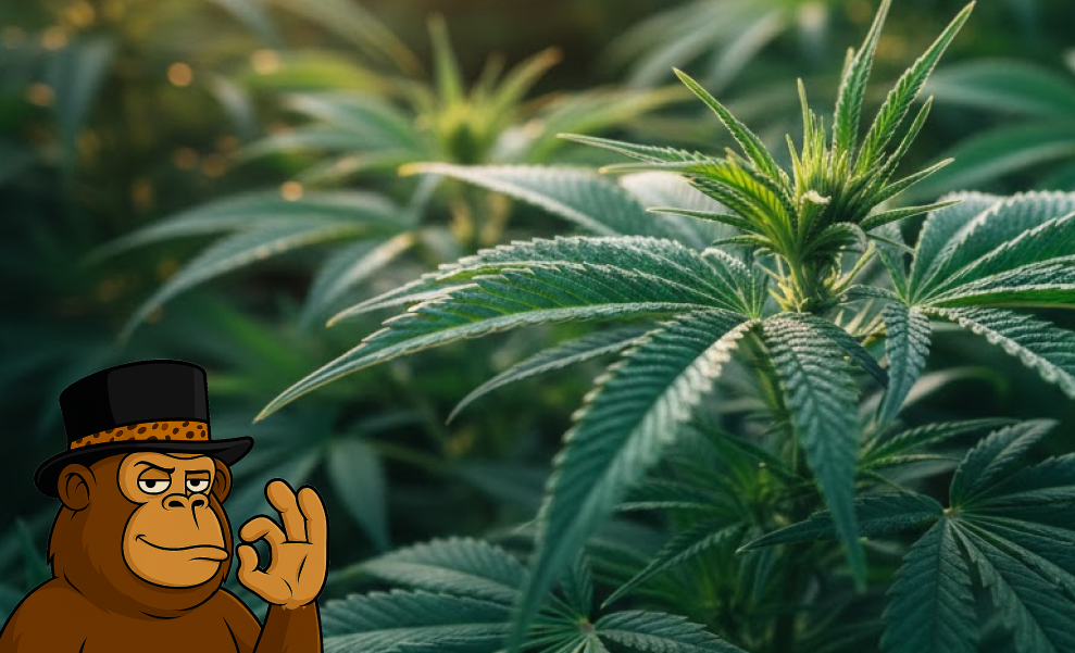 Best Weed Strains In Redondo Beach Two different types of high-quality cannabis buds side-by-side on a wooden surface.