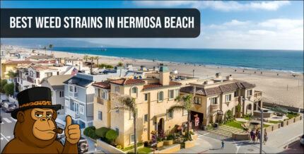 Scenic view of Hermosa Beach oceanfront homes representing the local premium cannabis lifestyle.