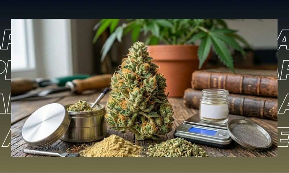 Close-up trichome-rich cannabis bud available in Newark CA