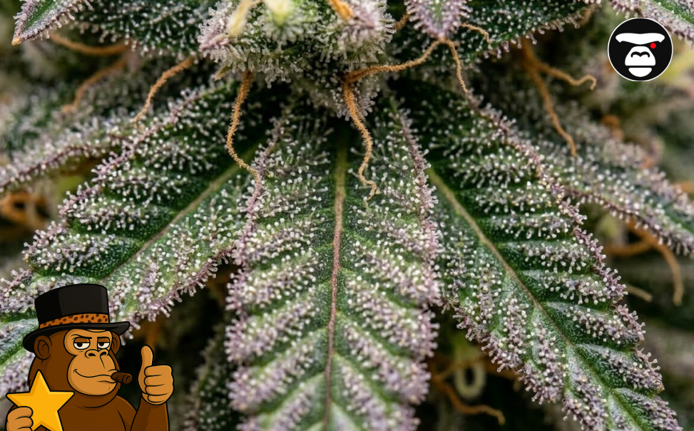 A vibrant cannabis plant flowering in a professional indoor grow facility, illustrating the source of top cannabis strains in Redding.