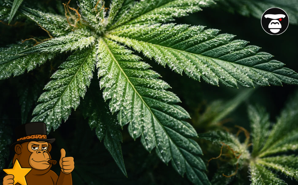 Best Weed Strains In Long Beach A flowering cannabis plant in a professional indoor grow facility, illustrating the source of top-shelf cannabis in Long Beach.